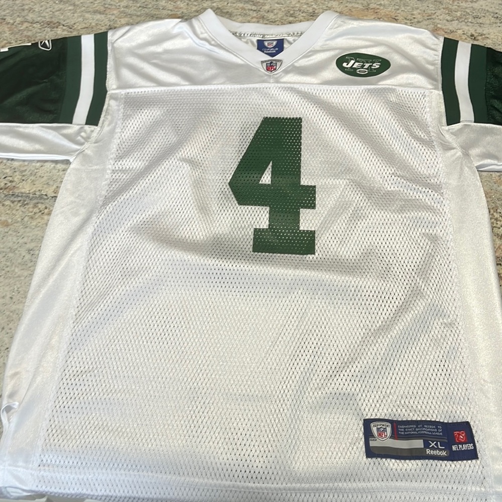 Reebok Jets Favre #4 Football Jersey